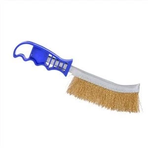 Escova de copo crimpado de latão