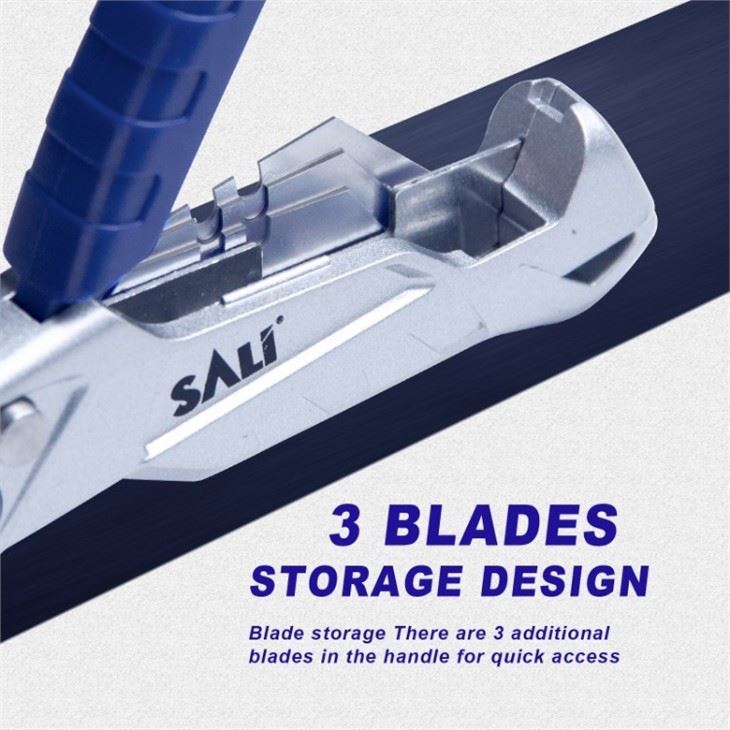 SALI Aluminum Alloy Folding Utility Knife 1+3 Blades